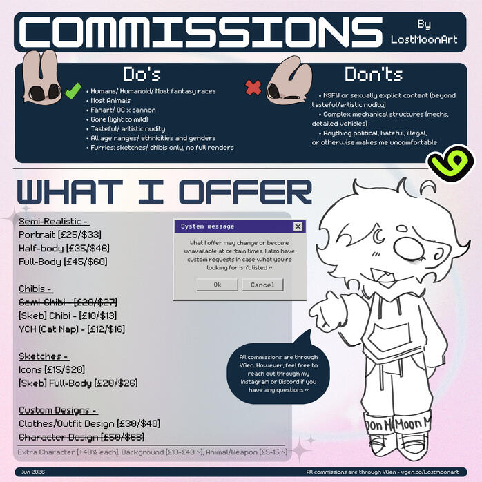 Comm Sheet