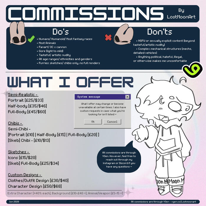 Comm Sheet